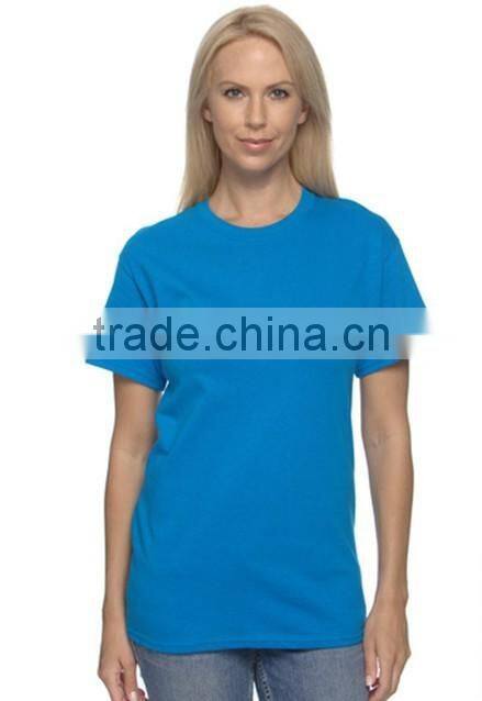 100% combed cotton t-shirt wholesale, solid color o-neck t-shirt custom wholesale