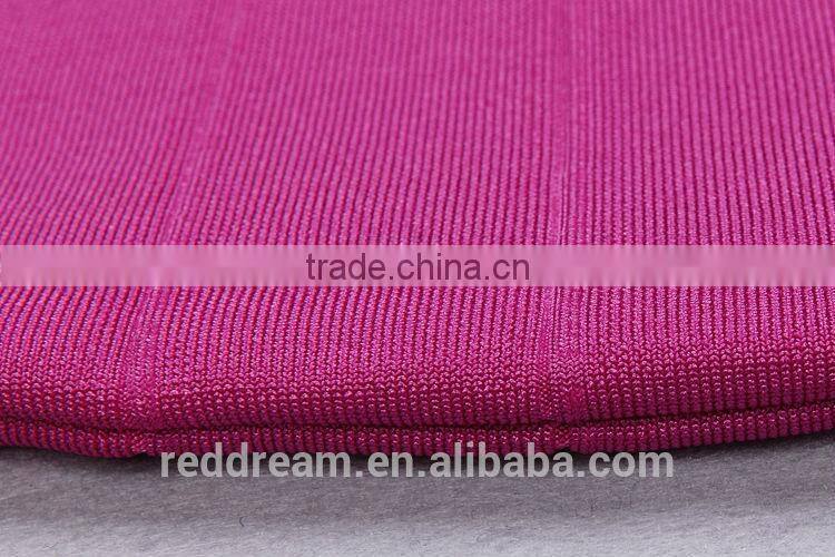 Hot Sale Spring&Summer Double Deep V Neck Tank Bandage Dress Rose Red/Black Sexy Clubwear Bodycon Dresses h022