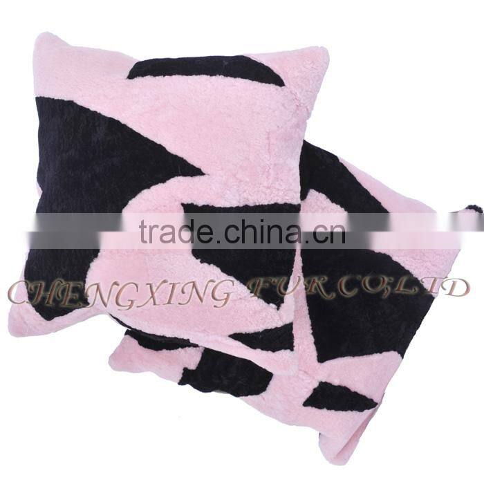 CX-D-97C Home Decor Wholesale Cheap Sofa Genuine Fur Sleeping Pillow