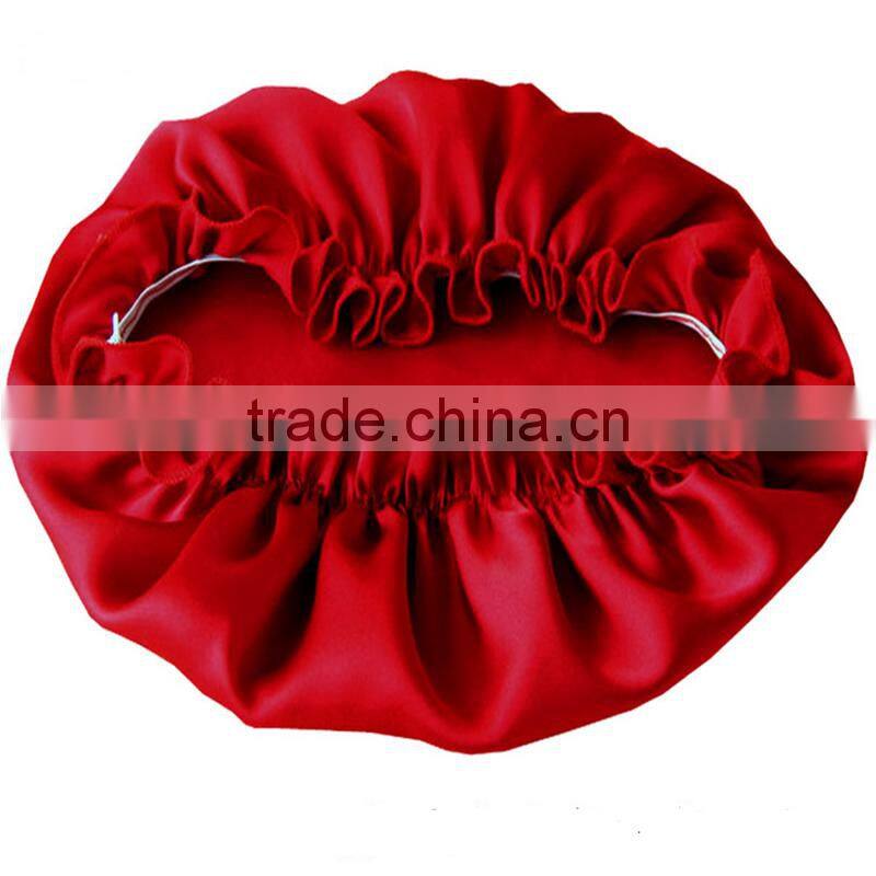 wholesale high quality 100% pure silk sleep hat nightcap real silk skin care environmental protection safety sleeping cap