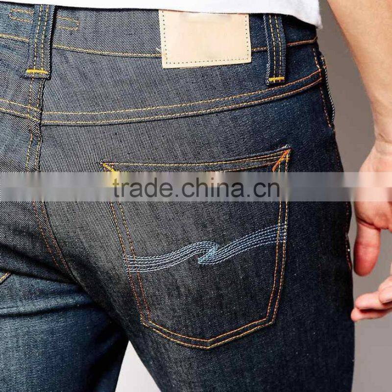 plain fashion custom design jeans pants bulk new style