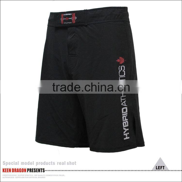 Men's fashion short 100% polyester blank mma shorts