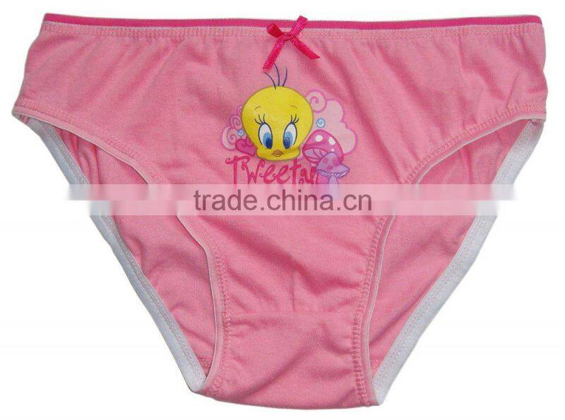 cute new fashion kids cartoon cotton underwear little girls' briefs