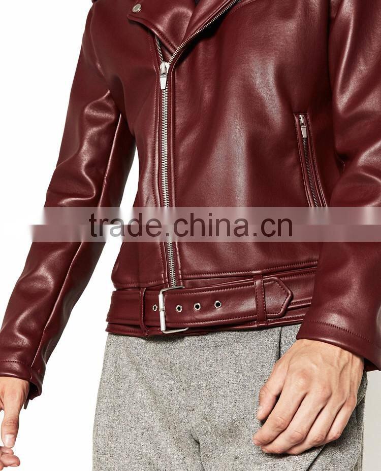 Wholesale Fashion Softshell Motocycle Cheap Leather Jackets Men 2016