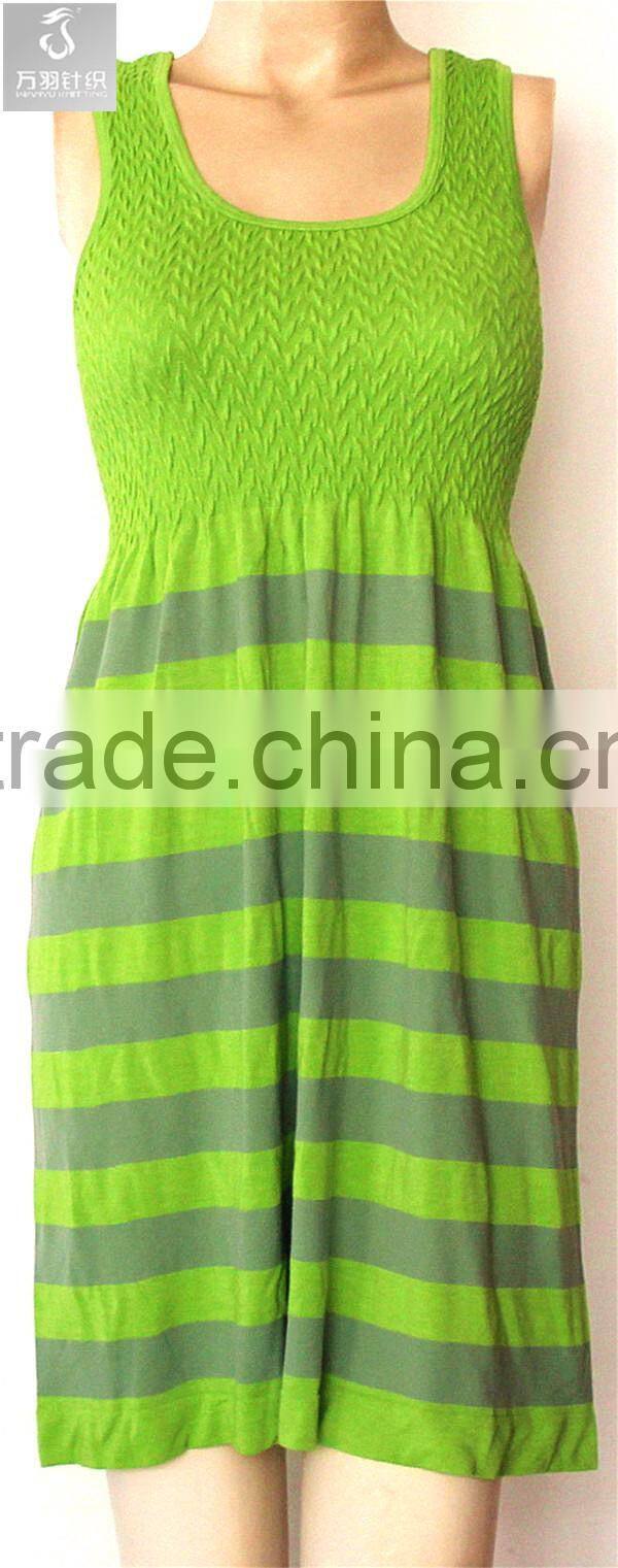 Fashion sleeveless knitted dress for African women