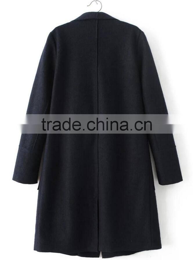 Runwaylover EY1003C 2016 Women's custom trench winter wool Coat design