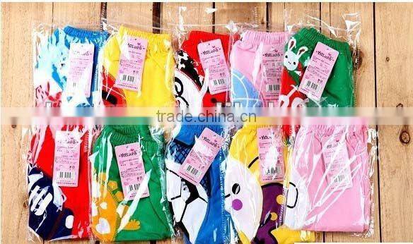 10 designs colorful original cotton baby Pants for summer ,cute design Baby Shorts,summer Short Pants