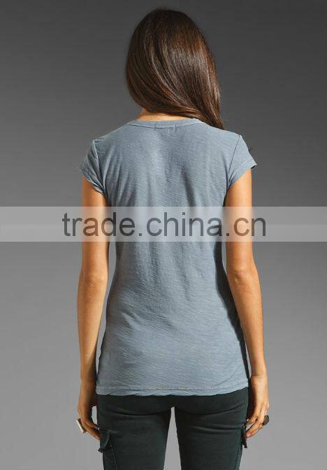 cap sleeve basic t-shirt