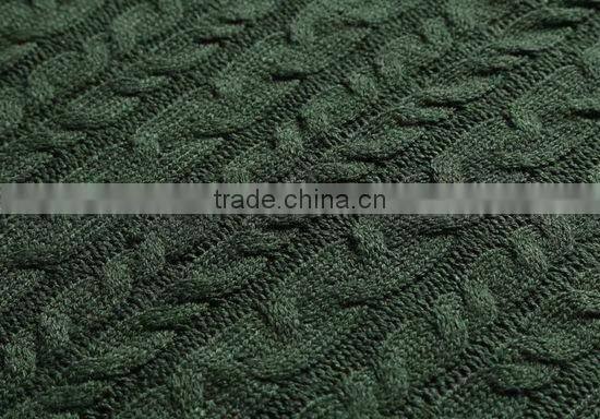 The long sleeve moss green knitting pullover casual men knitted sweater