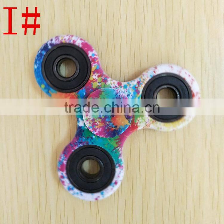 2017 Best Selling Toy Triangle Multicolor ABS Fidget Spinner