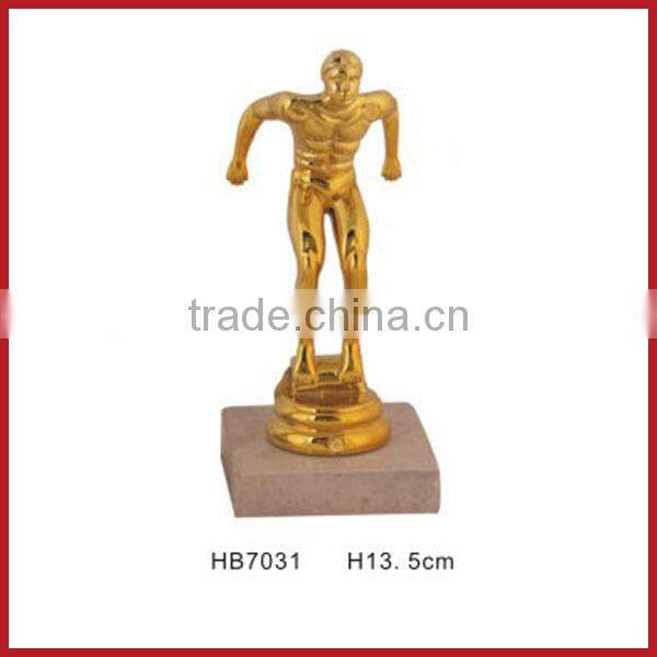 Golf Trophy,Plastic Trophy with Stone Pedestal Base