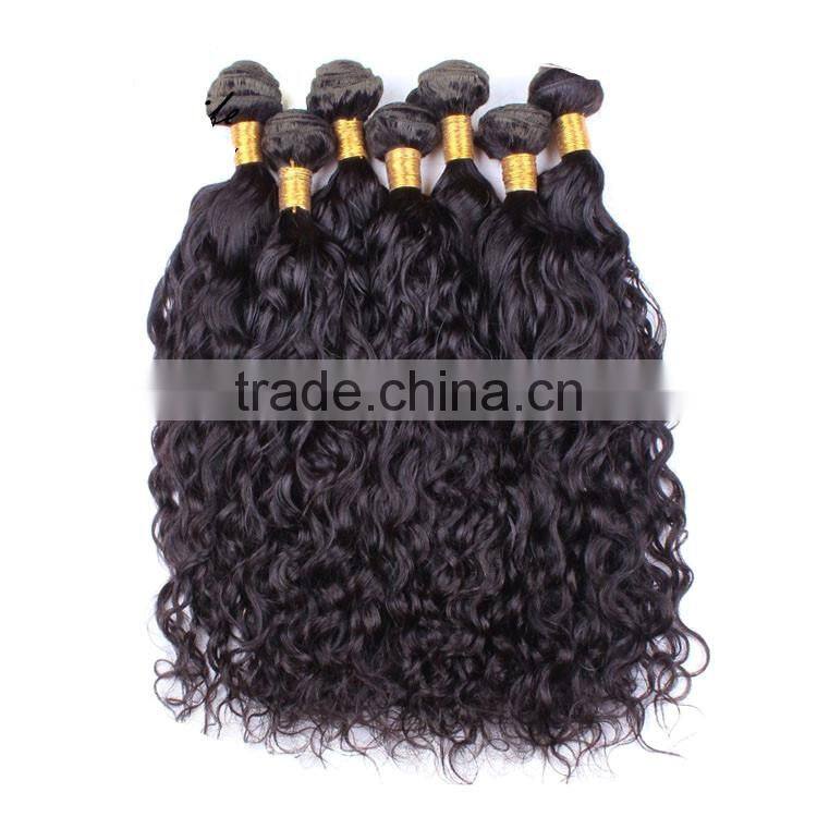 Factory Supply Cheap Virgin Hair Bundle Unprocessed Wholesale Brazilian Water Wave Hair Extensions