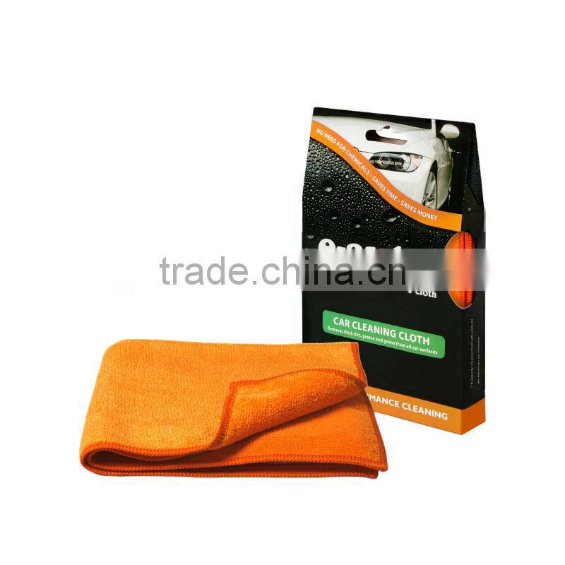 Super absorbent microfiber window cleaning cloth