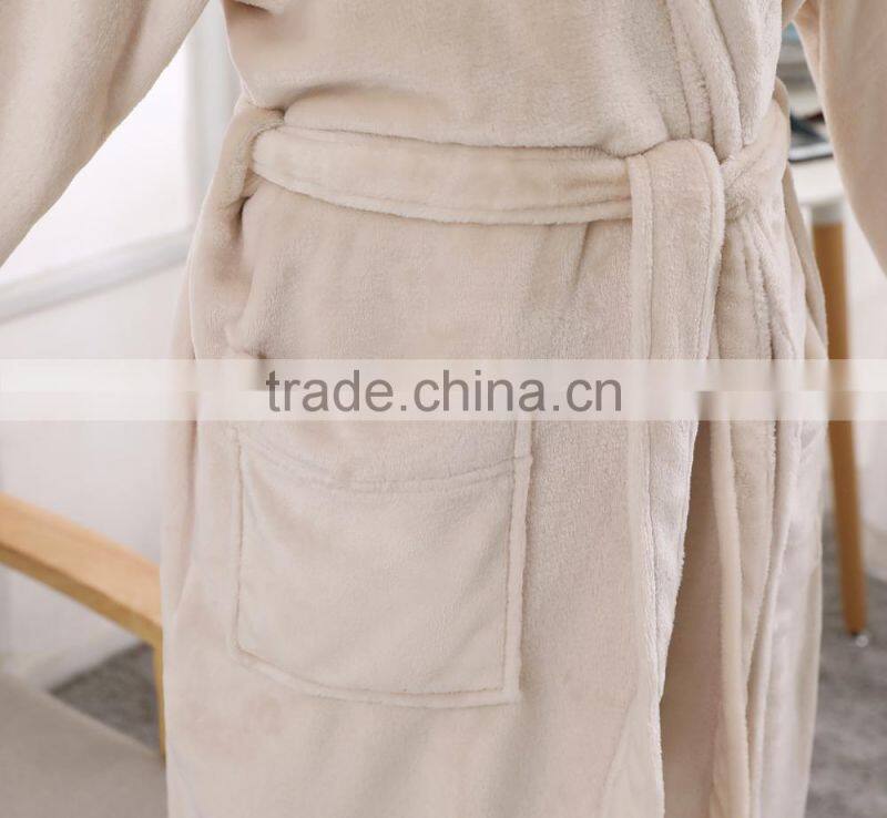 Women's hooded thick robe in 2017 Winter