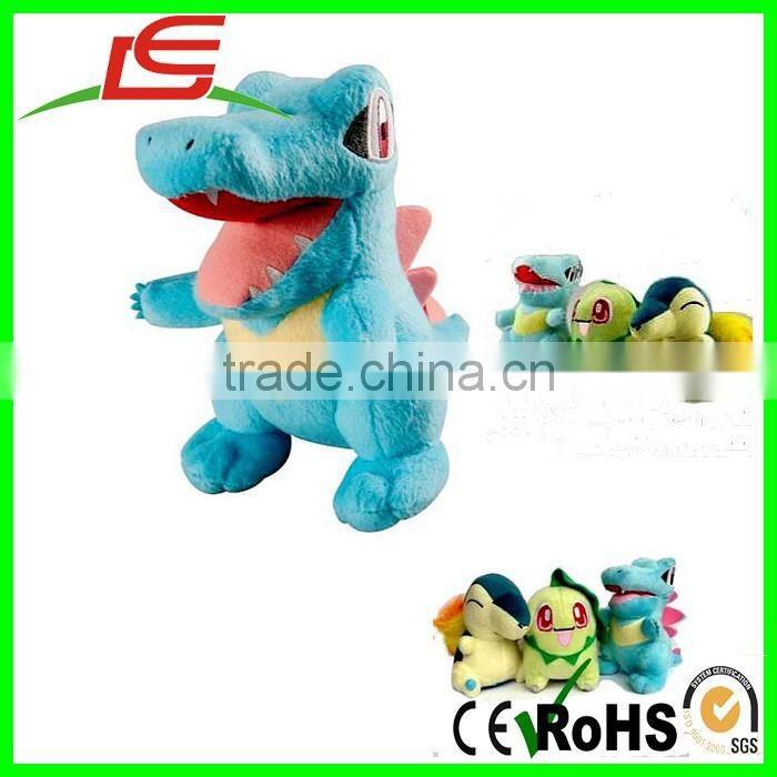 3pcs Pokemon chikorita cyndaquil totodile plush toys for kids