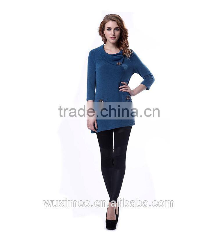 New coming crazy selling crinkle blouses
