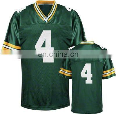 custom design printed white american football jersey
