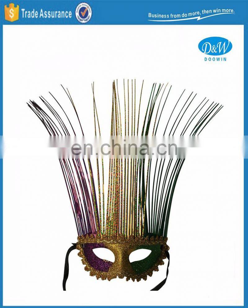 Venetian laser paper mask/Half face lace mask/Masquerade glitter mask