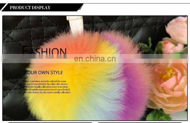 Cheap Fake Raccoon Pompom Accessories Fur For Bags