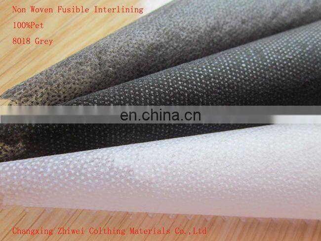 Dot interlining Eco-Friendly China Professional Factory Made Single dot Non Woven Fusible Interlining