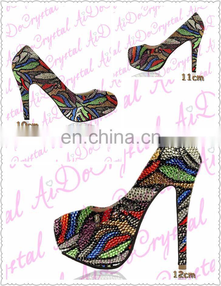 Aidocrystal peep toe slingbacks sandals platform shoes wholesale Italian shoes and matching bags