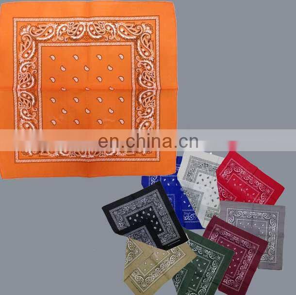 Promotional design custom promotional printed square bandana is hot sale .LS01