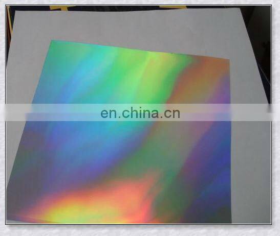 blank culourful laster sticker/hologram sticker
