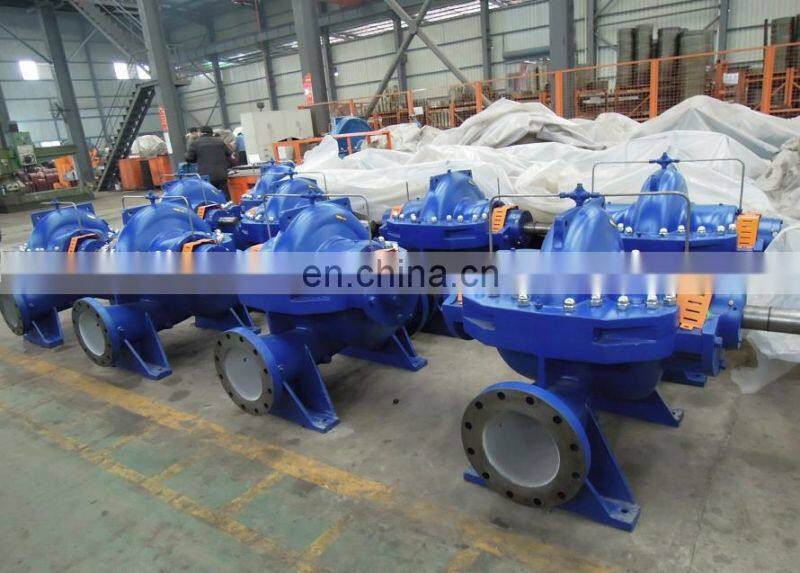 Electric centrifugal split case water pump watts