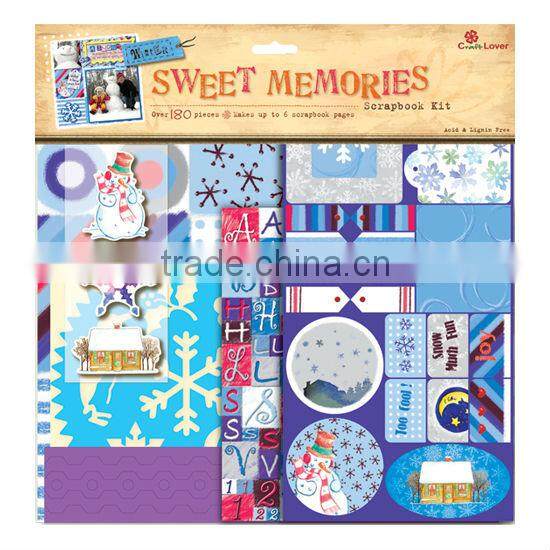 DIY Craft Set Sweet Memories Spring Flower Scrapbook Kit