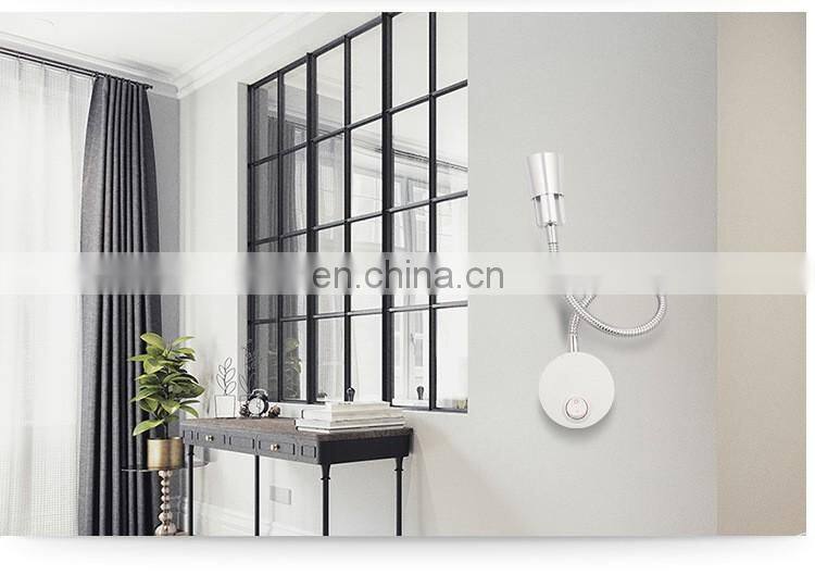 1w 110v 220v led gooseneck wall light gooseneck wall light with different length hose bedside wall reading light