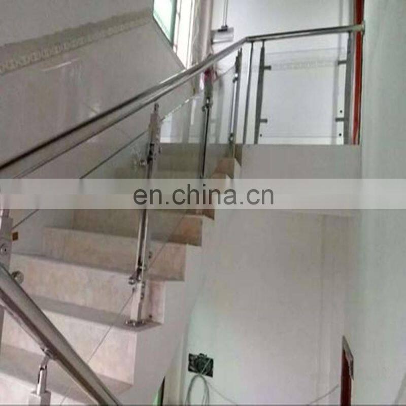 indoor upstairs glass railing glass