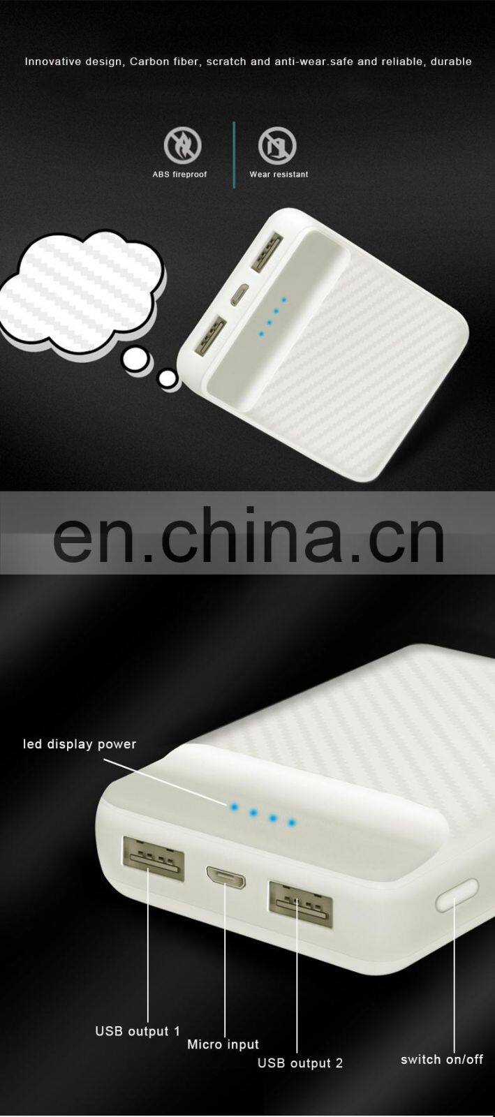 Trend 2019 Best Power Bank For iPhone Portable Large Capacity Led Display Banks Power 10000 mah 50000mah