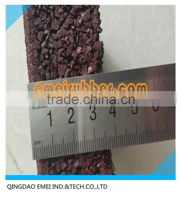 EMEI BE-25 standard square rubber tile for playground