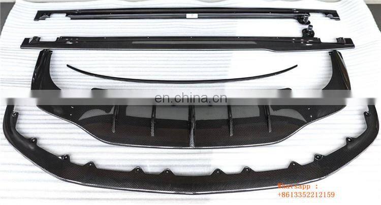 GT (Continental ) 2020y~ 100y anniversary dry carbon car body kit fit for front lip rear diffuser side skirt and rear wing