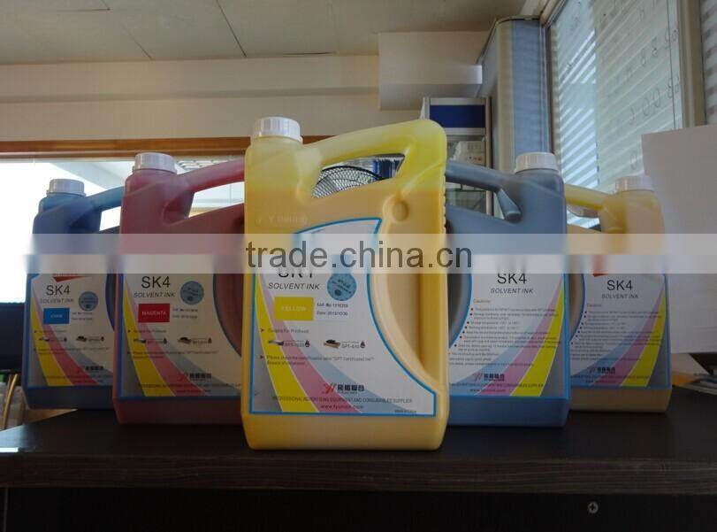 HOT!Challenger sk4 ink for FY3206HA solvent printer with SPT head