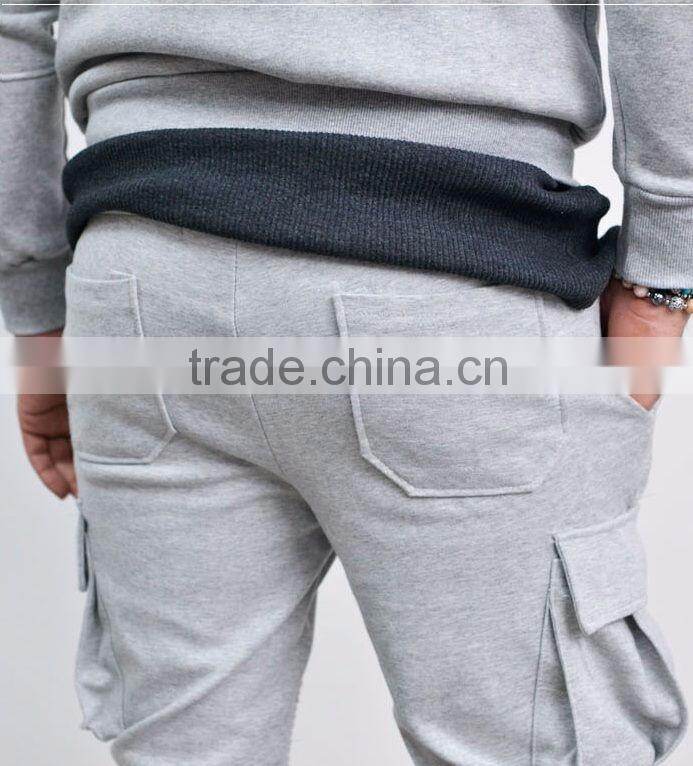 Biker Seaming Cargo Sweatpants Sweatpants Black Standard Sports