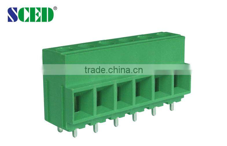 300V/57A Steel Screw Brass Terminal Connectors UL94-V0 Terminal Blocks