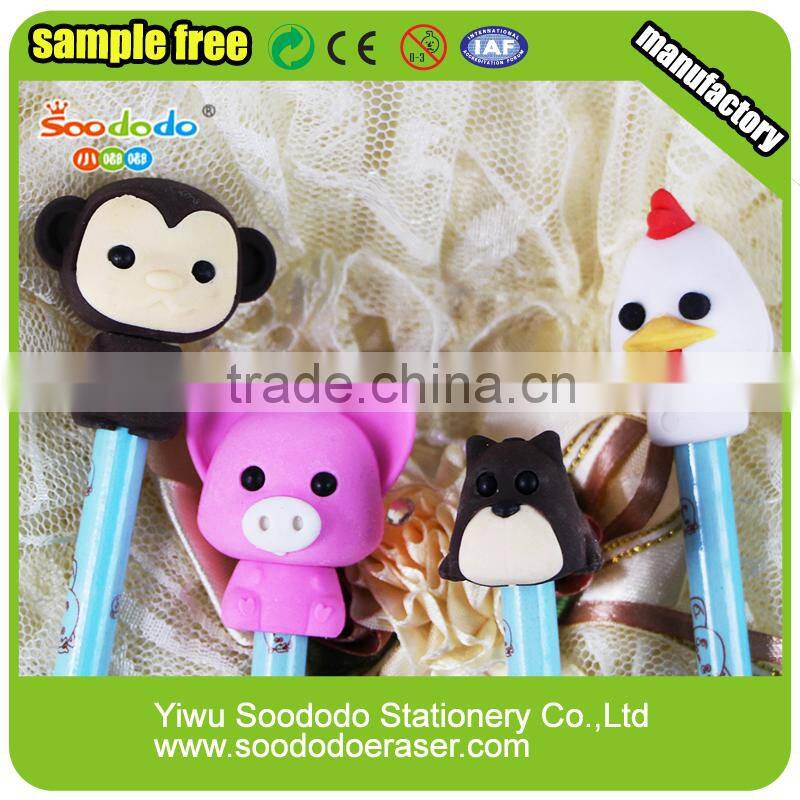 3d Pencil Toppers,Pencil Eraser