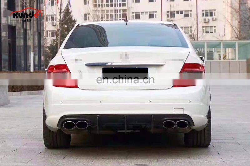 Runde High Quality Body Kit with Front Rear Bumper Side Skirts For 2007-2014 Mercedes-Benz C-CLASS (W204) Upgrade to C63 body kit