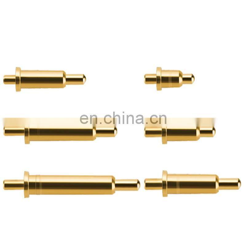 Spring Loaded Pin pogo pin plug connector brass pin wtih gold plating