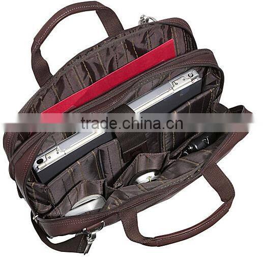 fancy business laptop bag leather