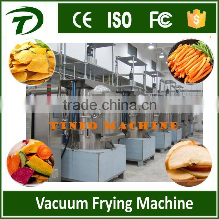 Automatic fruit and vegetable chips crispy vacuum frying machine