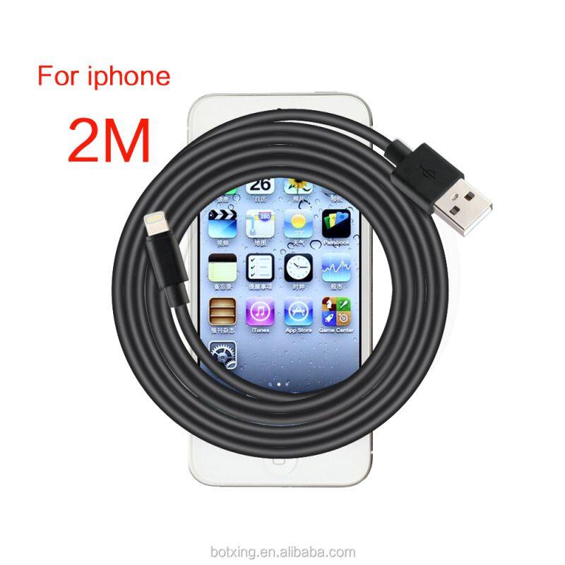 Free sample original chip for iphone 2M usb data charging cable with mfi certified 8pin connector