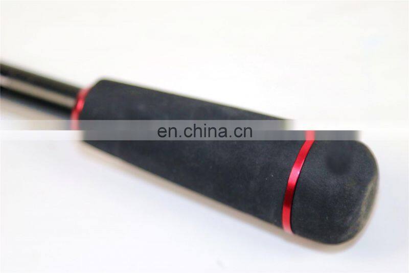 One section 1.8m Jigging Lure Spinning Solid Carbon Fishing Rod with Blue Handle