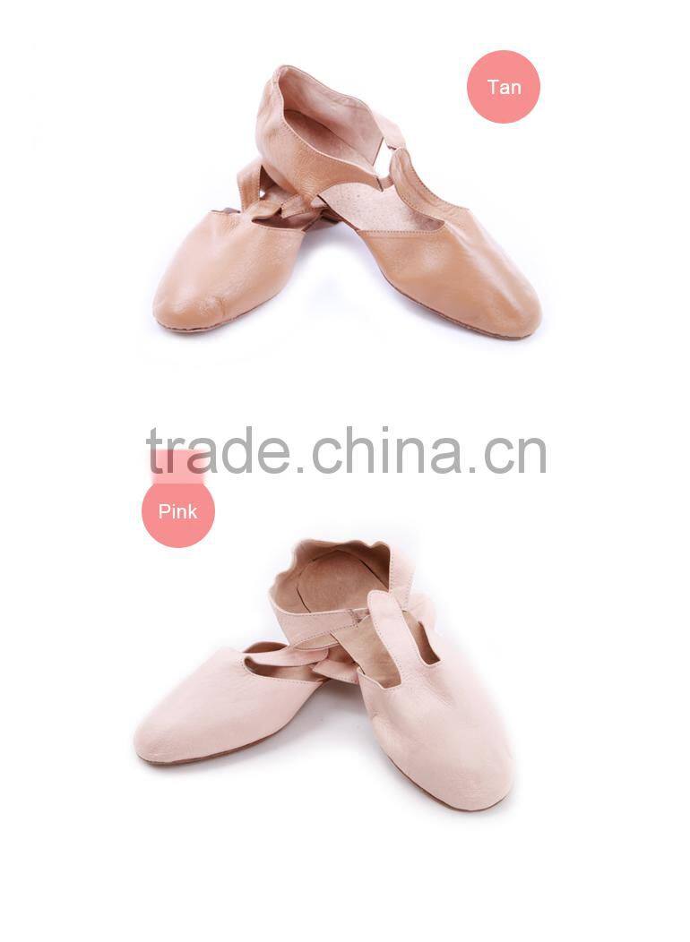 5543 Ballet Dance Shoes, Full Sole Leather Dance Shoes, Teachers Dance Shoes