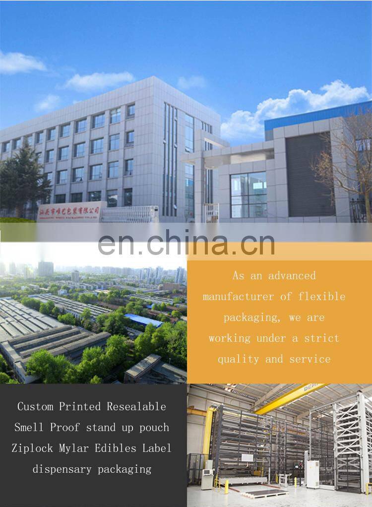 Custom Printed Stand Up Aluminum Foil Pouch For Packaging Snack And Nuts With Zipper