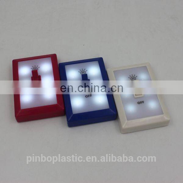 New Switch Shape Kids Room Night Light With Hook&Loop Adhesive Strips