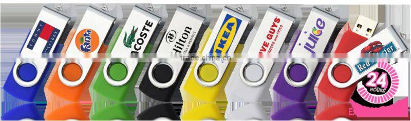 Classical twist usb flash drive with custom logo