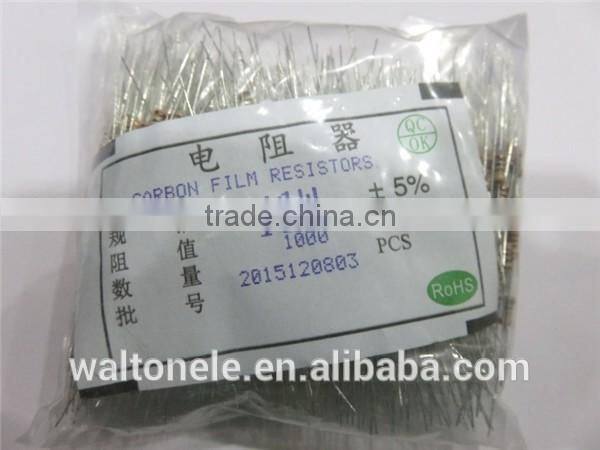 new and original electronics component Carbon Film Resistor 100R 1/4W 5%
