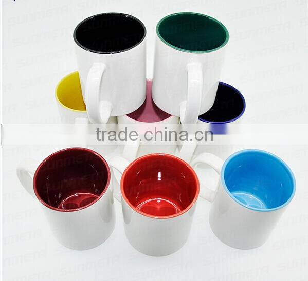 11oz sublimation inner color mug ,Sublimation inner color mug
